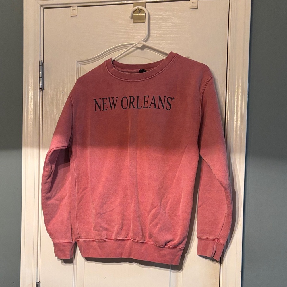 Nola Pink Crewneck Sweater Women’s Small Used